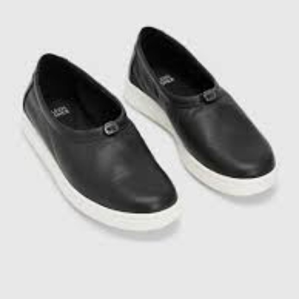Eileen Fisher Sydney Slip On Leather Woman Shoes Size 8